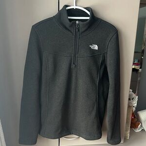 The North Face Charcoal Quarter-Zip Pullover